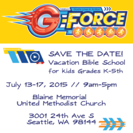 2015 Vacation Bible School Registration